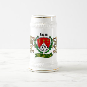 Cerveja Fagan Irish Shield Personalizado Beer Caneca de ce
