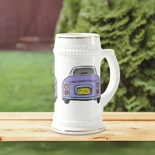 Cerveja Figuras Monograma Lilac Figaro Car Beer Caneca de