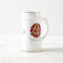 "Geométrico aumentou" o 50th aniversário caneca de