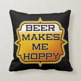 Cerveja Me Faz FELIZ - Almofada 40cm x 40cm