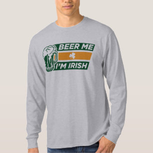 Cerveja mim eu sou camisa irlandesa