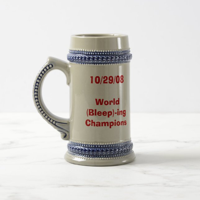 Cerveja O mundo (Bleep) - ing patrocina a caneca de (Esquerda)