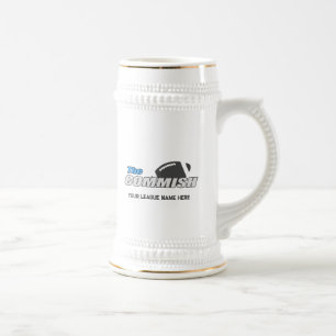 Cerveja O nome do personagem de futebol da Caneca de cerve
