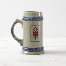 Olho de Odin Viking Bindrune Mead Caneca de cervej
