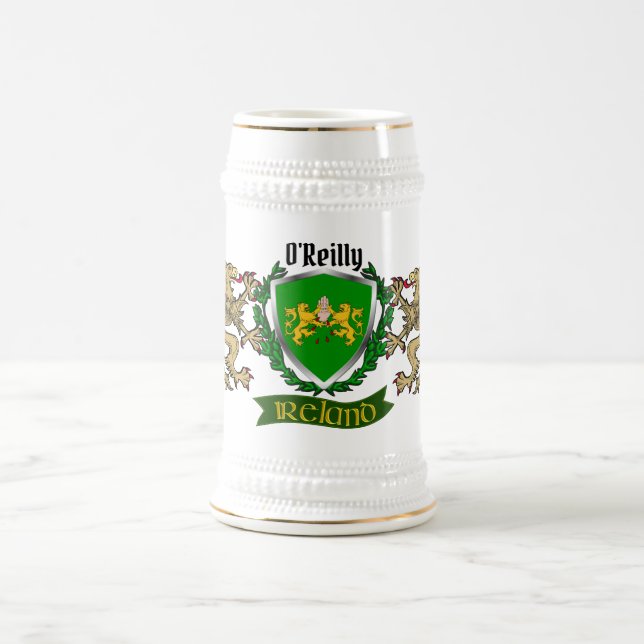 Cerveja O'Reilly/Reilly Irish Shield Beer Caneca de cervej (Centro)