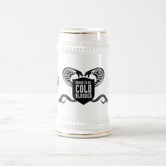 Cerveja Orgulhoso ser caneca fria de Blooded Stein/