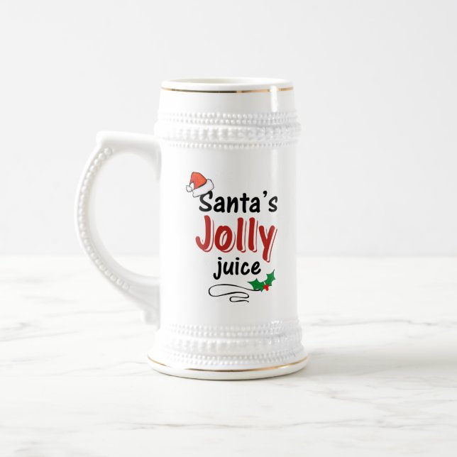 Cerveja Papais noeis Jolly Juice Christmas Beer Caneca de  (Esquerda)