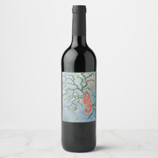 Cerveja rótulo da garrafa de vinho