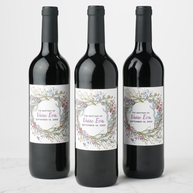Cerveja Rótulo da garrafa de vinho da Yanna (Garrafas)