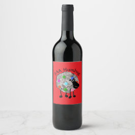 Cerveja Rótulo da garrafa de vinho de ovelha engraçado