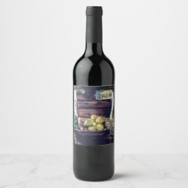 Cerveja Rótulo de Garrafa de Vinho