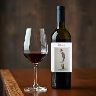 Cerveja Rótulo de Garrafa de Vinho