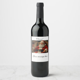 Cerveja Rótulo de Garrafa de Vinho