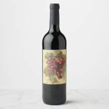 Rótulo de Garrafa de Vinho