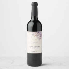 Cerveja Rótulo de Garrafa de Vinho Casamento Celestial