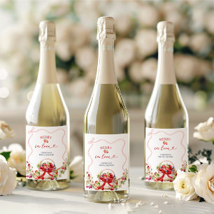Cerveja Rótulo de Garrafa de Vinho Coquette Berry Apaixona