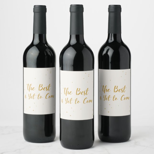 Cerveja Rótulo de Garrafa de Vinho de Festa O Melhor Ainda (Garrafas)