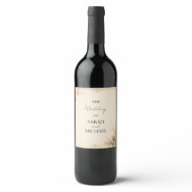 rótulo de garrafa de vinho de jardim de rosas anti