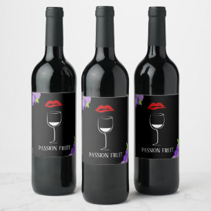 Cerveja Rótulo de Garrafa de Vinho de MARACUJÁ