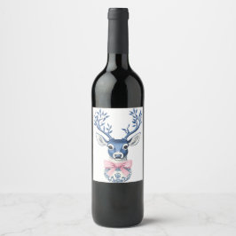 Cerveja Rótulo de Garrafa de Vinho de Natal