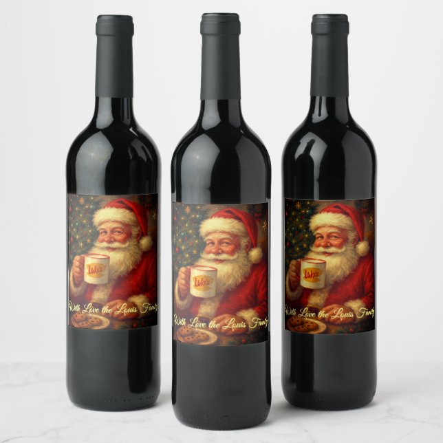 Cerveja Rótulo de Garrafa de Vinho de Natal do Papai Noel  (Garrafas)