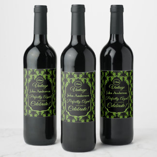Cerveja Rótulo de Garrafa de Vinho de Uvas