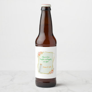Cerveja Rótulo de Garrafa de Vinho e Espumante para Casame