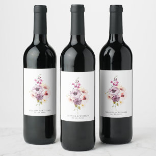 Cerveja Rótulo de Garrafa de Vinho Elegante