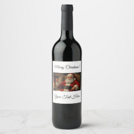 Cerveja Rótulo de Garrafa de Vinho Santa