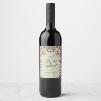 Cerveja Rótulo de Garrafa de Vinho Verde Salvia para Casam