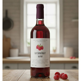 Cerveja Rótulo Personalizado de Garrafa de Vinho de Frambo