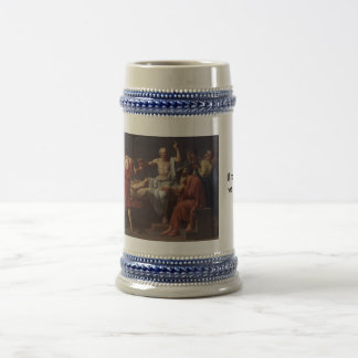 Cerveja Socrates "eu terei o que está tendo" a caneca de