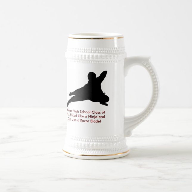 Cerveja Turma da escola secundária de Moline da caneca de (Direita)