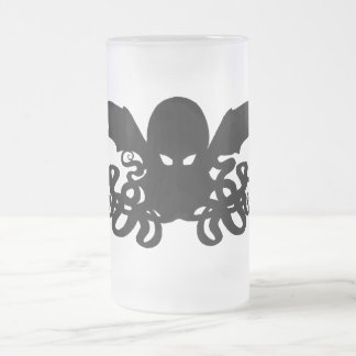 Cerveja Vidro Jateado 16oz geou a caneca de Cthulhu - um gelo - deus