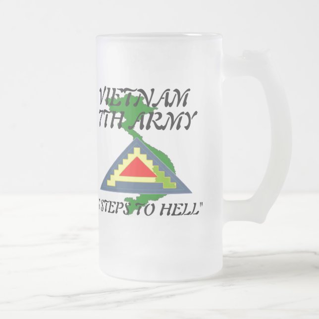 Cerveja Vidro Jateado 7o Caneca de Vietnam do exército (Direita)