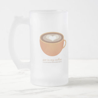 Cerveja Vidro Jateado Arte em minha caneca de café