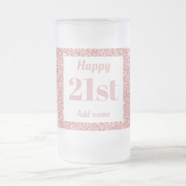 Cerveja Vidro Jateado Bonito presente personalizado de caneca de anivers