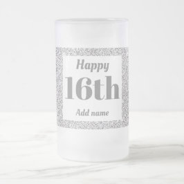 Cerveja Vidro Jateado Bonito presente personalizado de caneca de anivers