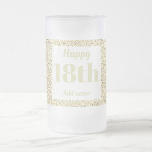 Cerveja Vidro Jateado Bonito presente personalizado de caneca de anivers