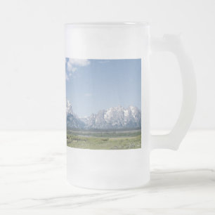 Cerveja Vidro Jateado Caneca da cerca de Teton