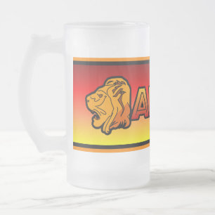 Cerveja Vidro Jateado Caneca de África - escolha o estilo & a cor