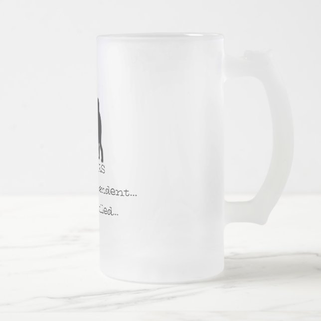 Cerveja Vidro Jateado Caneca de Akita (Direita)
