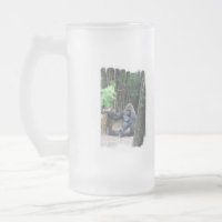 Caneca de assento do fosco do gorila do Silverback