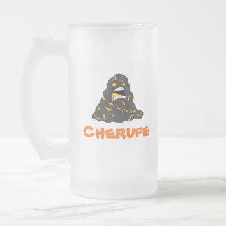 Cerveja Vidro Jateado Caneca de Cherufe