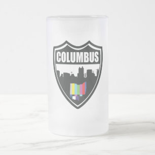 Cerveja Vidro Jateado Caneca de Columbo Ohio