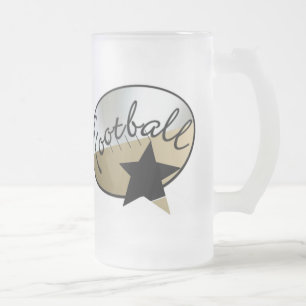 Cerveja Vidro Jateado Caneca de futebol