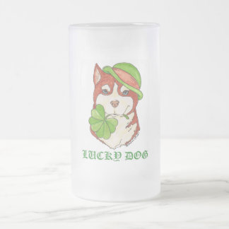 Cerveja Vidro Jateado Caneca de LUCKYDOG