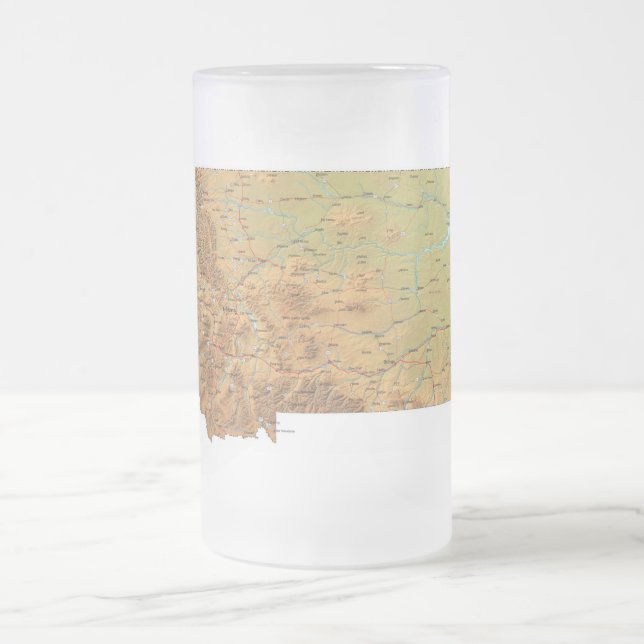 Cerveja Vidro Jateado Caneca de Montana (Centro)