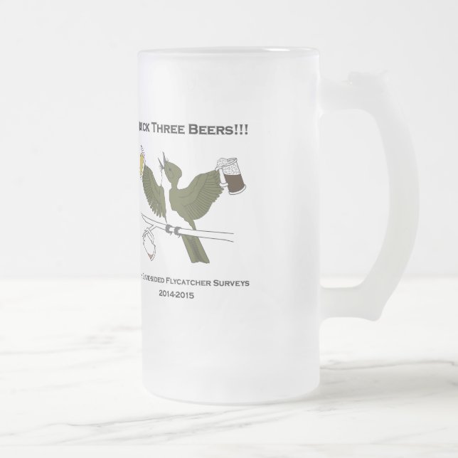 Cerveja Vidro Jateado Caneca de OSFL (Direita)