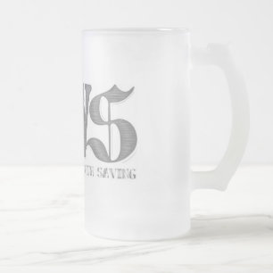 Cerveja Vidro Jateado Caneca de SwS do fosco